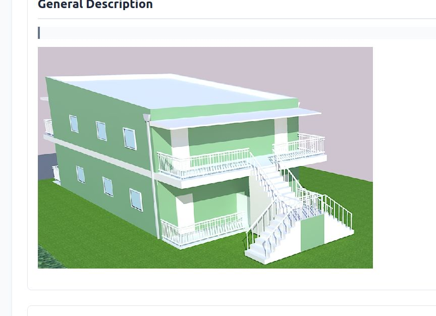 Exterior rendering of the two-bedroom ADA mirrored-plan concept